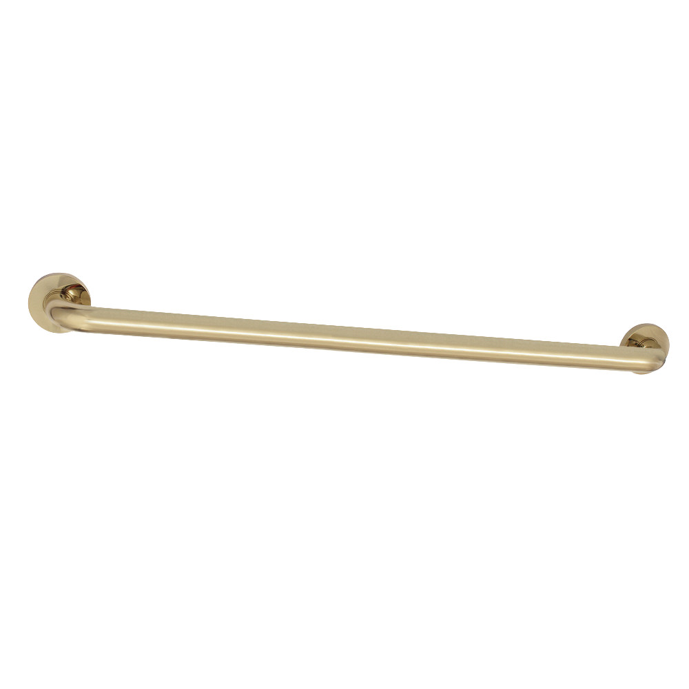 30 x 1.25 in. O.D Meridian Grab Bar, Polished Brass