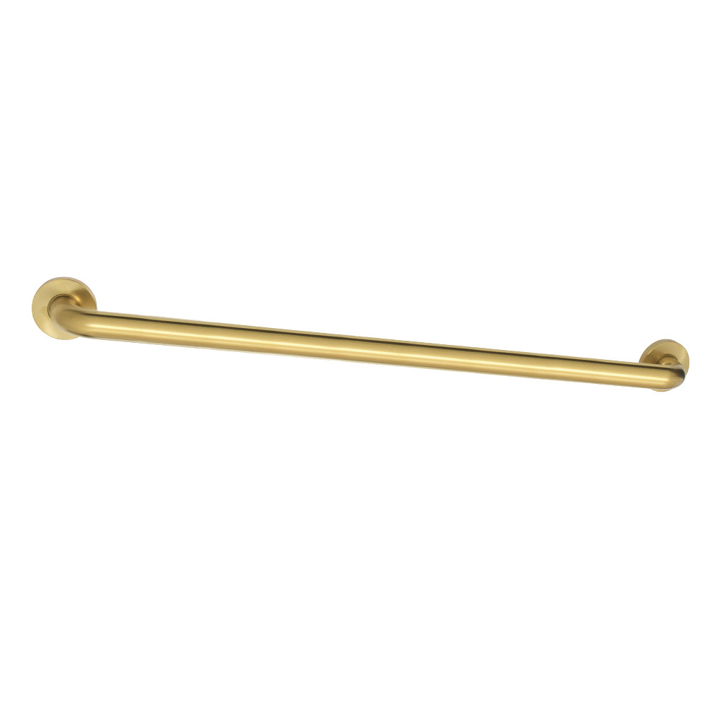 30 x 1.25 in. O.D Meridian Grab Bar, Brushed Brass