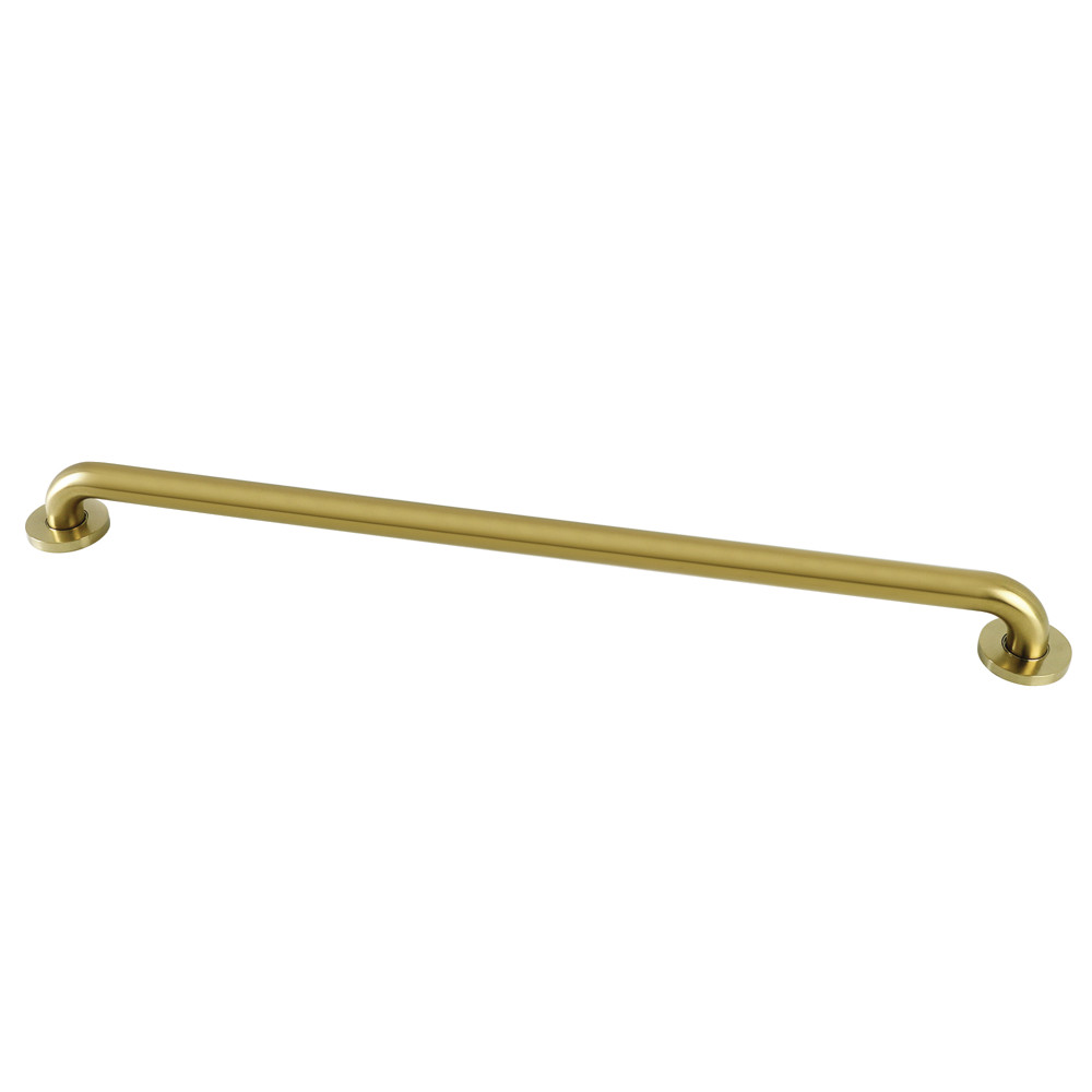 32 x 1.25 in. O.D Meridian Grab Bar, Brushed Brass