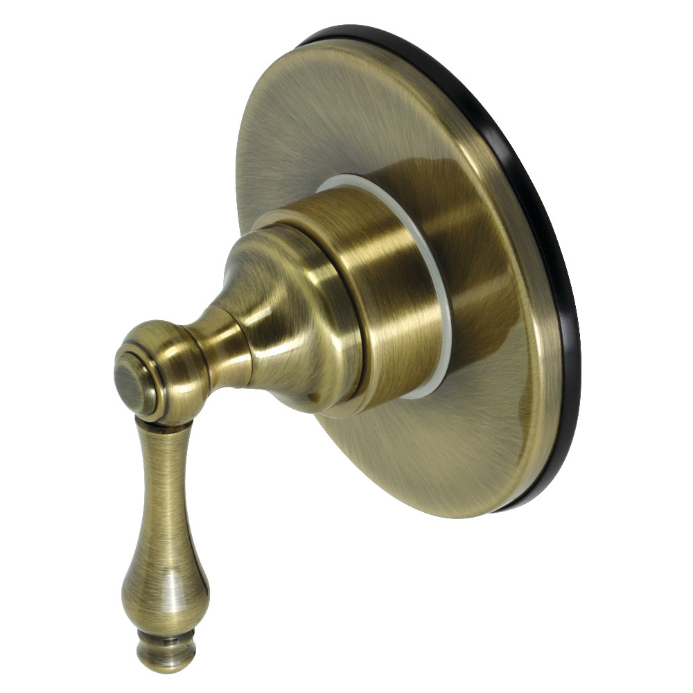 KS3033AL Single-Handle Three-Way Diverter Valve with Trim Kit, Antique Brass