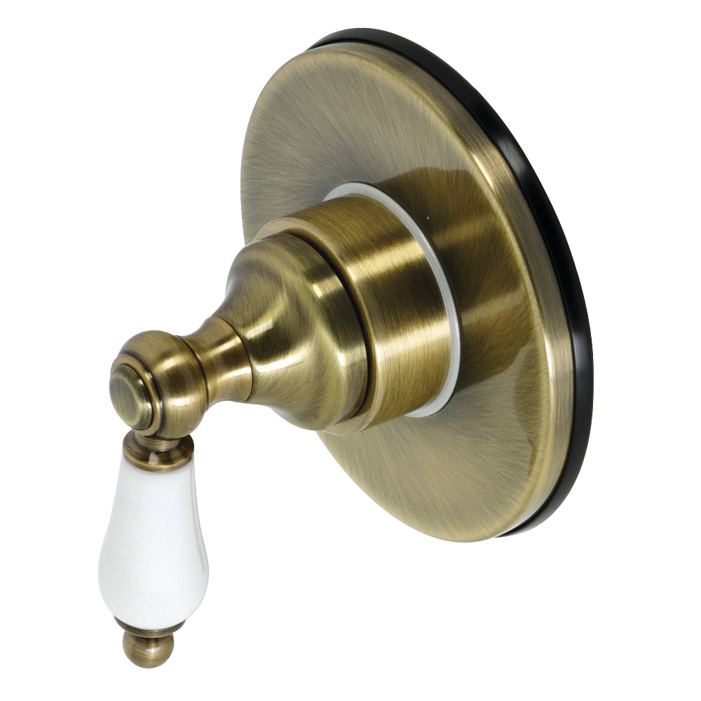 3-Way Diverter Valve with Trim Kit - Antique Brass