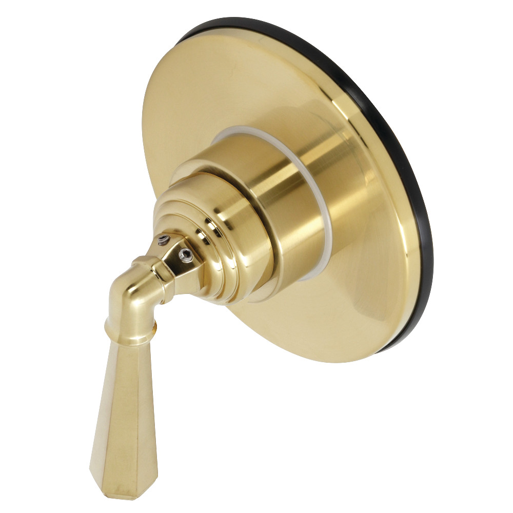 KS3037HL Single-Handle Three-Way Diverter Valve with Trim Kit, Brushed Brass