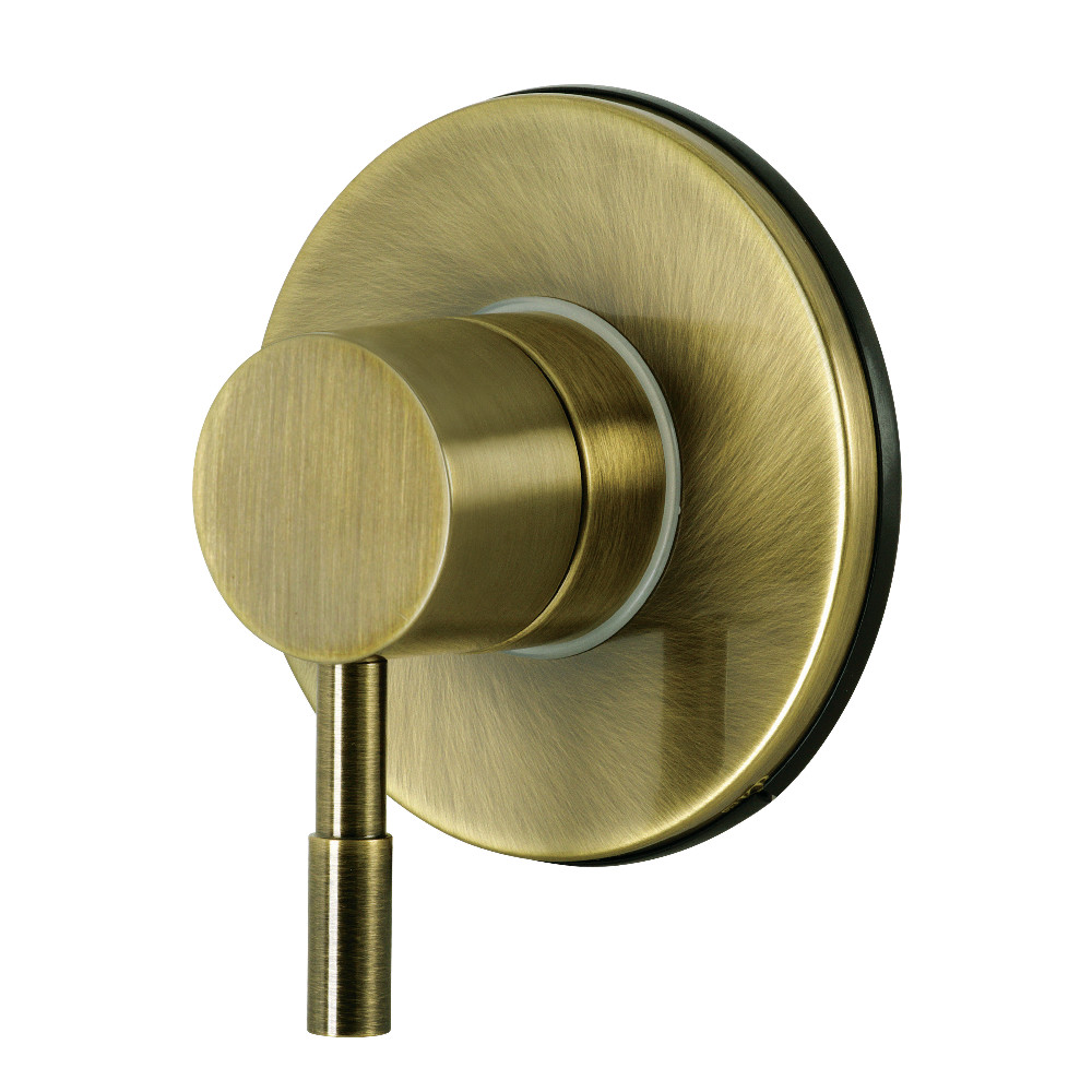 KS3033DL Single-Handle Three-Way Diverter Valve with Trim Kit, Antique Brass