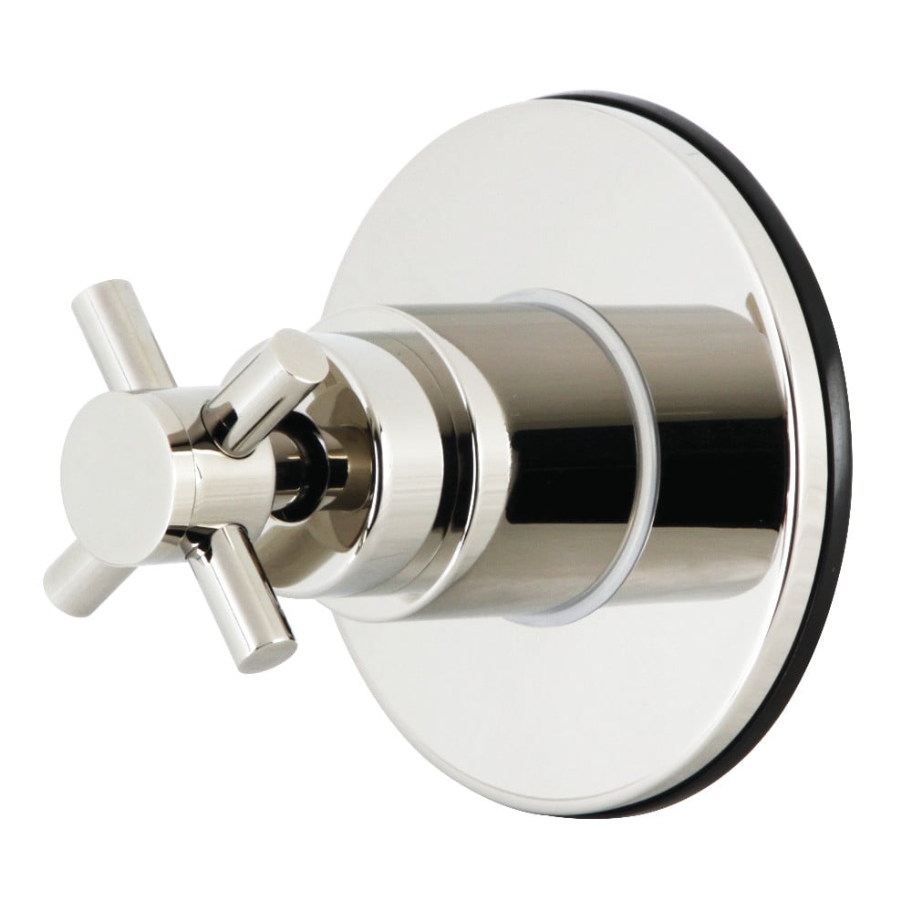 KS3036DX Single-Handle Three-Way Diverter Valve with Trim Kit, Polished Nickel