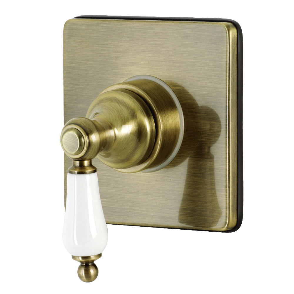 KS3043PL Single-Handle Three-Way Diverter Valve with Trim Kit, Antique Brass