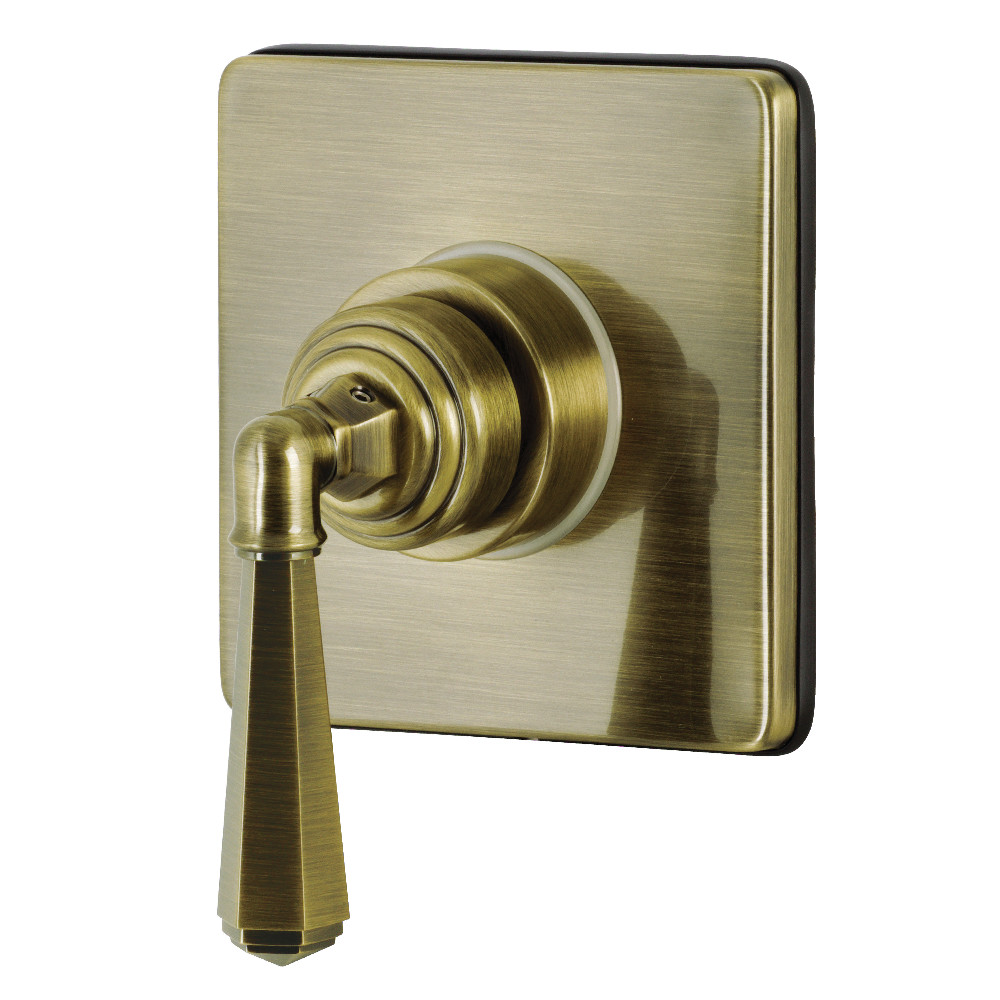 KS3043HL Single-Handle Three-Way Diverter Valve with Trim Kit, Antique Brass