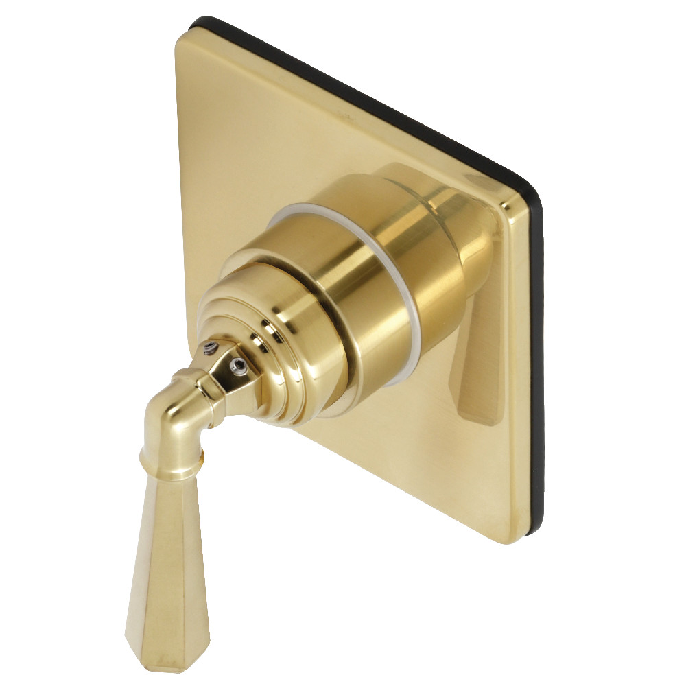 KS3047HL Single-Handle Three-Way Diverter Valve with Trim Kit, Brushed Brass