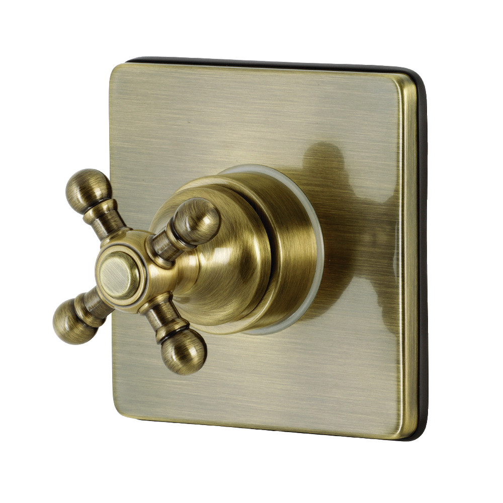 KS3043BX Single-Handle Three-Way Diverter Valve with Trim Kit, Antique Brass