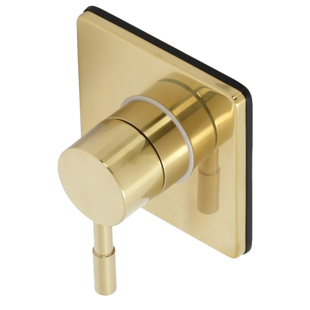 KS3047DL Single-Handle Three-Way Diverter Valve with Trim Kit, Brushed Brass