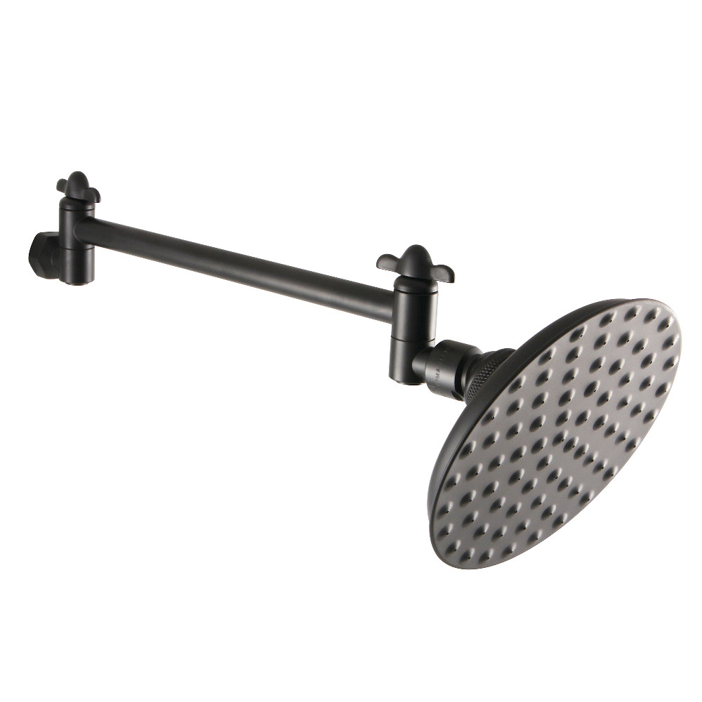 Picture of Kingston Brass K135K0MB 5.25 in. Victorian Showerhead with 10 in. Shower Arm, Matte Black