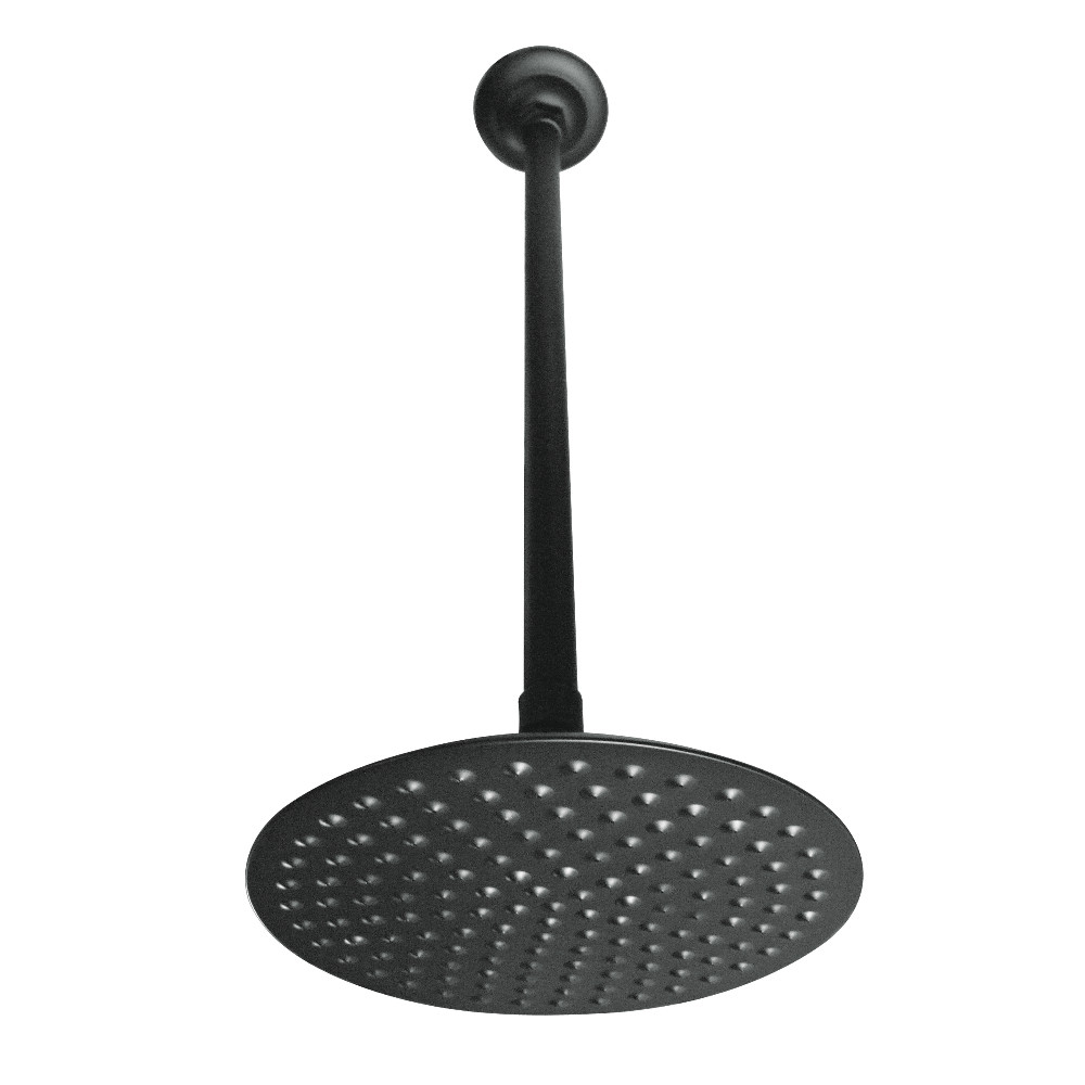 K236K20 7.75 in. Trimscape Showerhead with 17 in. Ceiling Mount Shower Arm, Matte Black