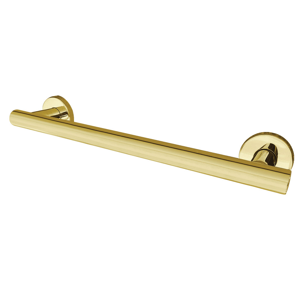 16 in. Berwyn Grab Bar with 1.25 in. O.D, Polished Brass