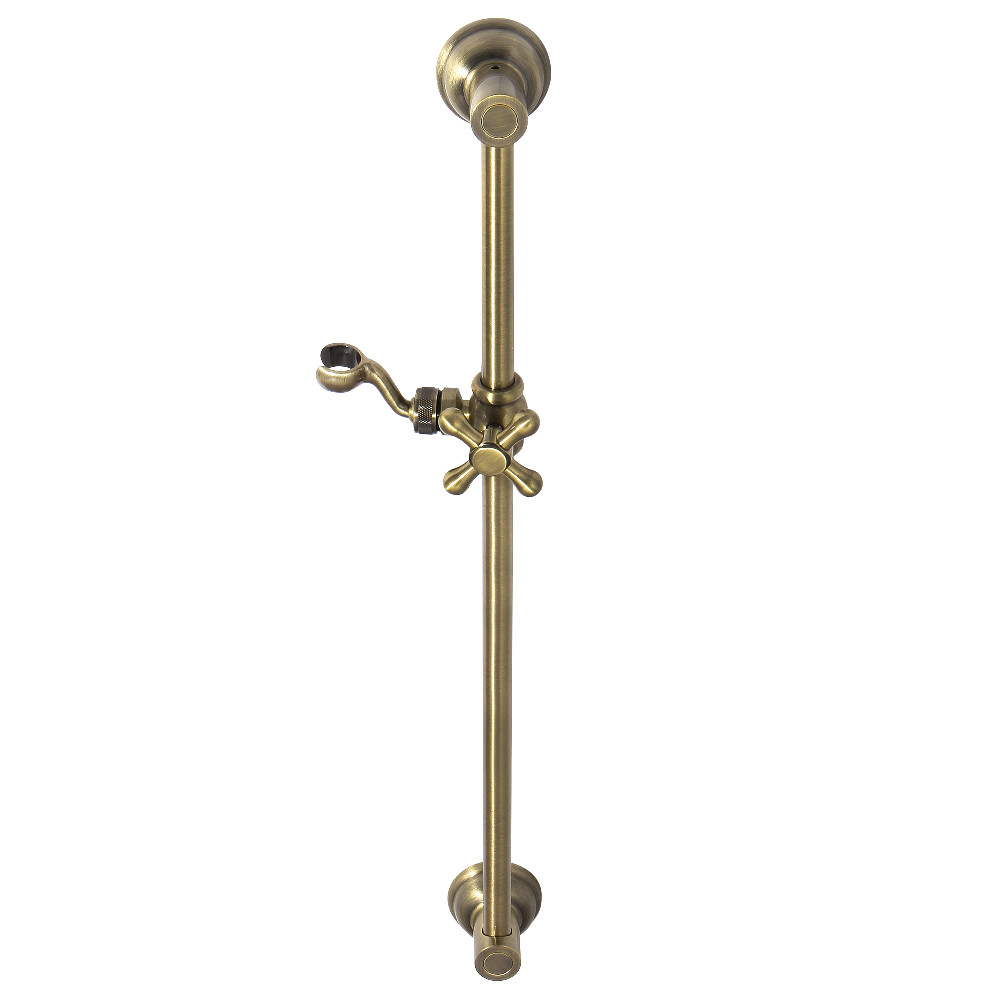 24 in. Made to Match Shower Slide Bar, Antique Brass