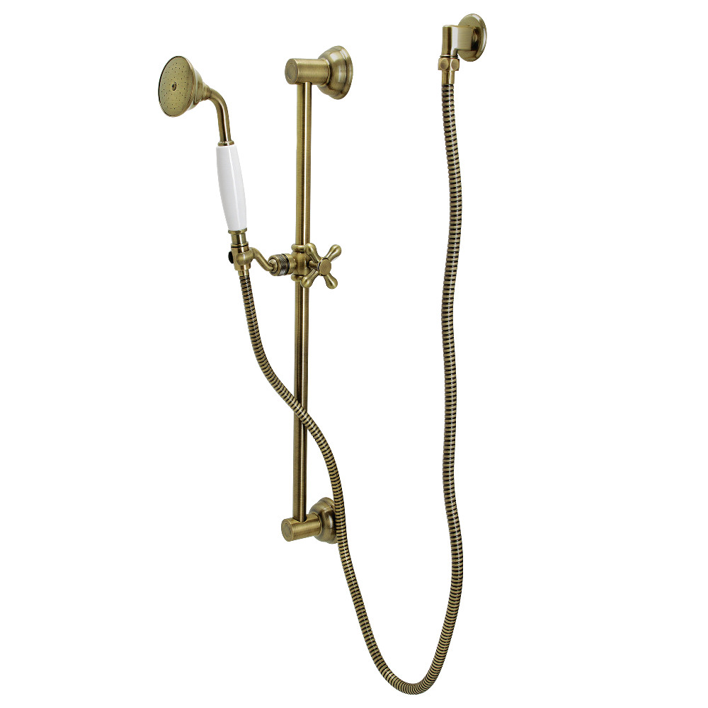 Made to Match Hand Shower Combo with Slide Bar, Antique Brass