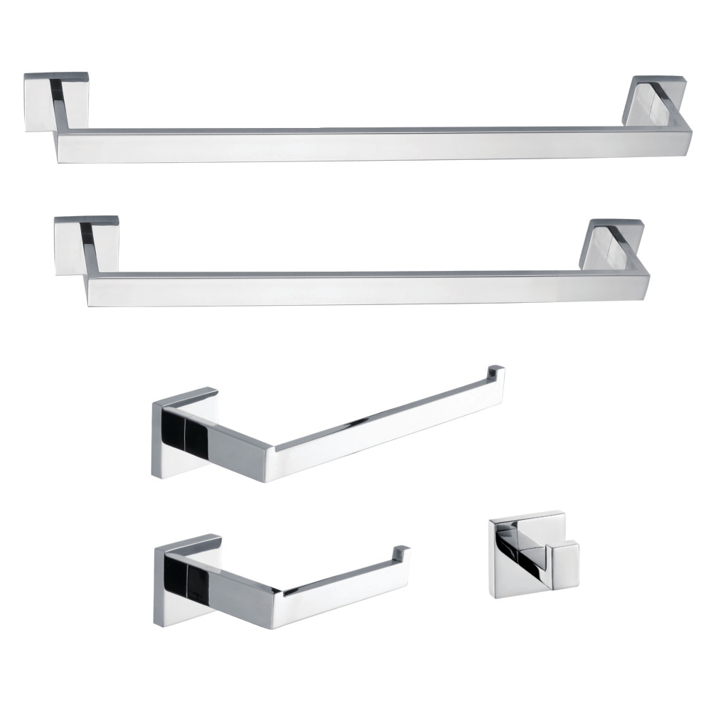 BAHK6012478C Markus Bathroom Accessory Set, Polished Chrome - 5 Piece