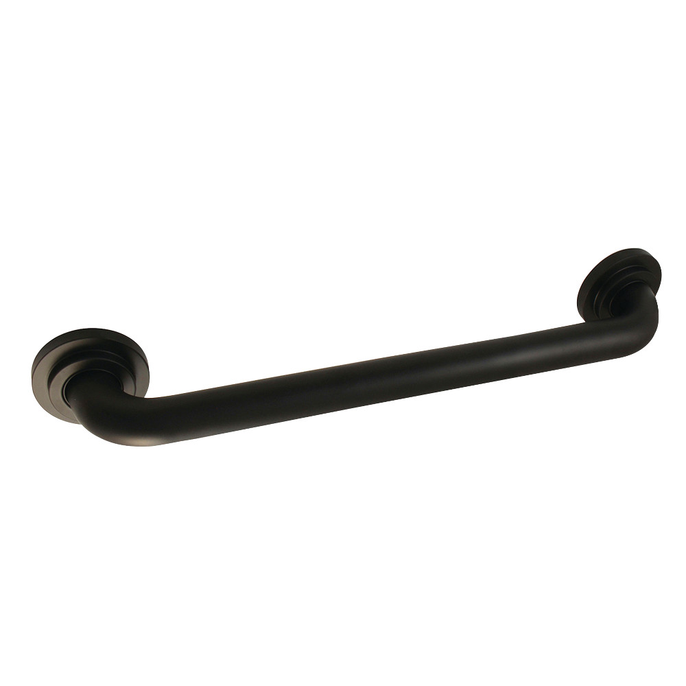 16 in. Manhattan Decorative 1.25 in. OD Grab Bar, Matte Black