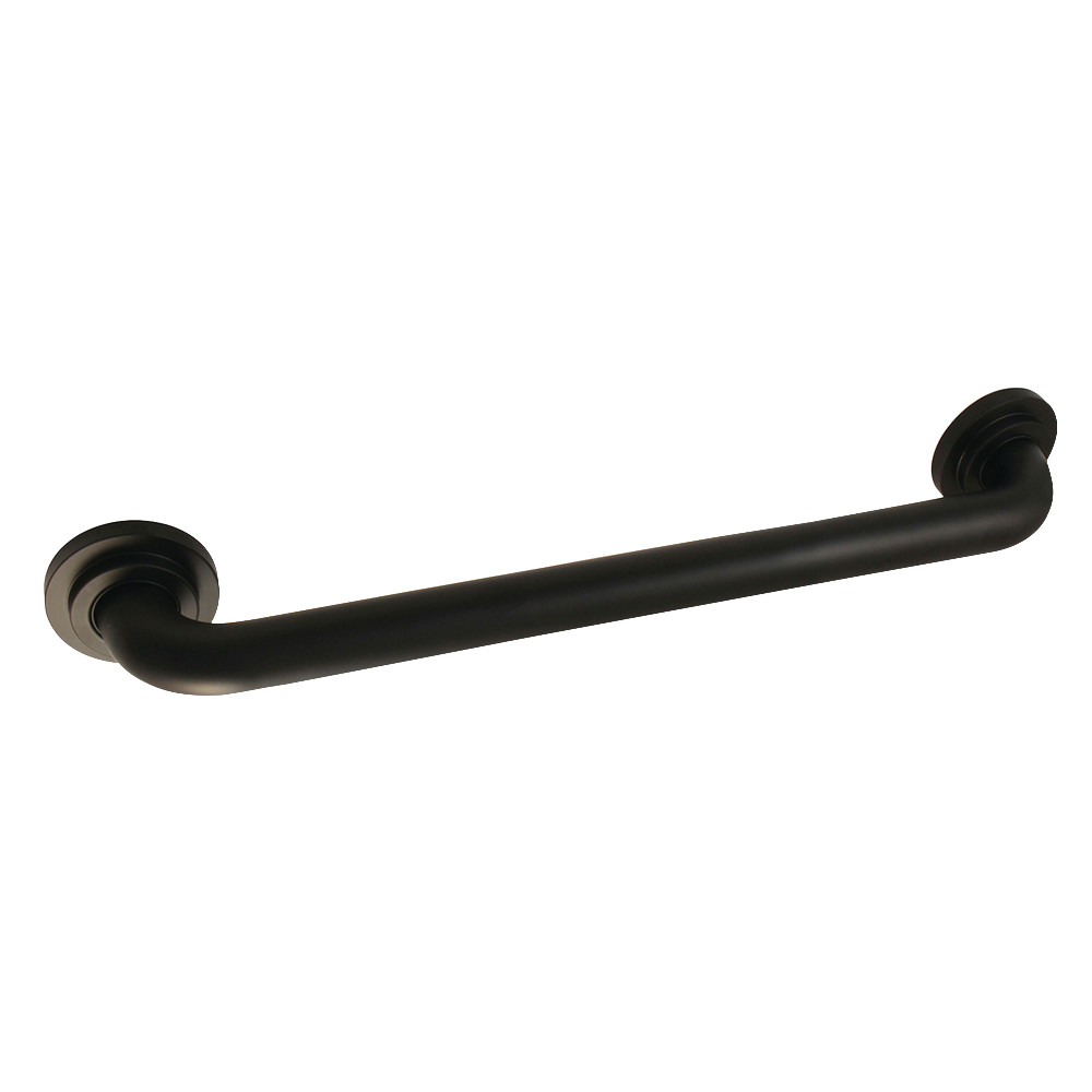 18 x 1.25 in. OD Manhattan Decorative Grab Bar, Matte Black