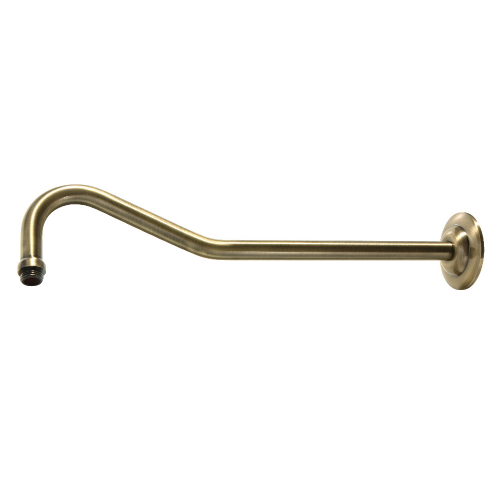 17 in. Restoration Shower Arm, Antique Brass
