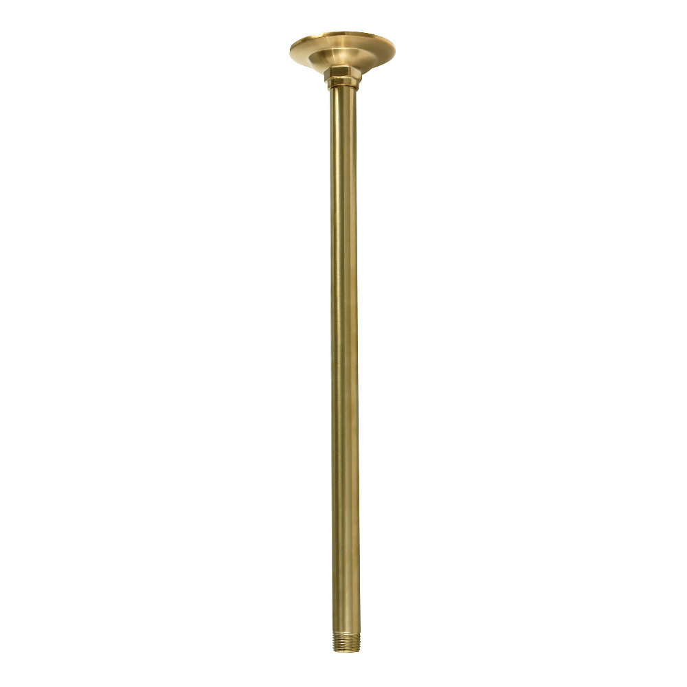 17 in. Trimscape Rain Drop Shower Arm, Brushed Brass