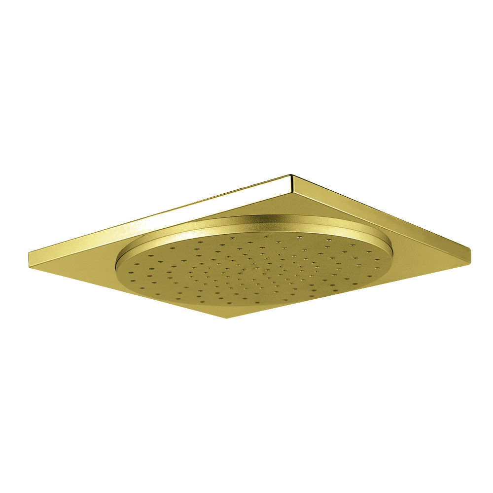KX8227 12 in. Claremont Square Shower Head, Brushed Brass