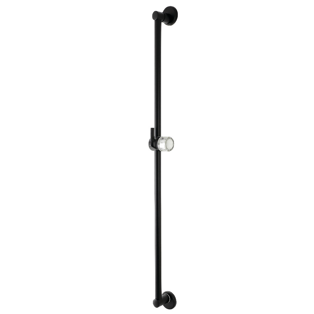 30 in. Showerscape Brass Shower Slide Bar, Matte Black