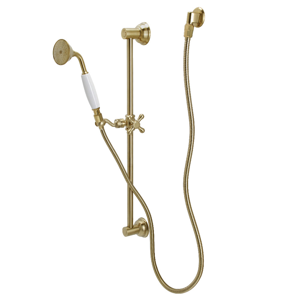 Made To Match Hand Shower Combo with Slide Bar, Brushed Brass