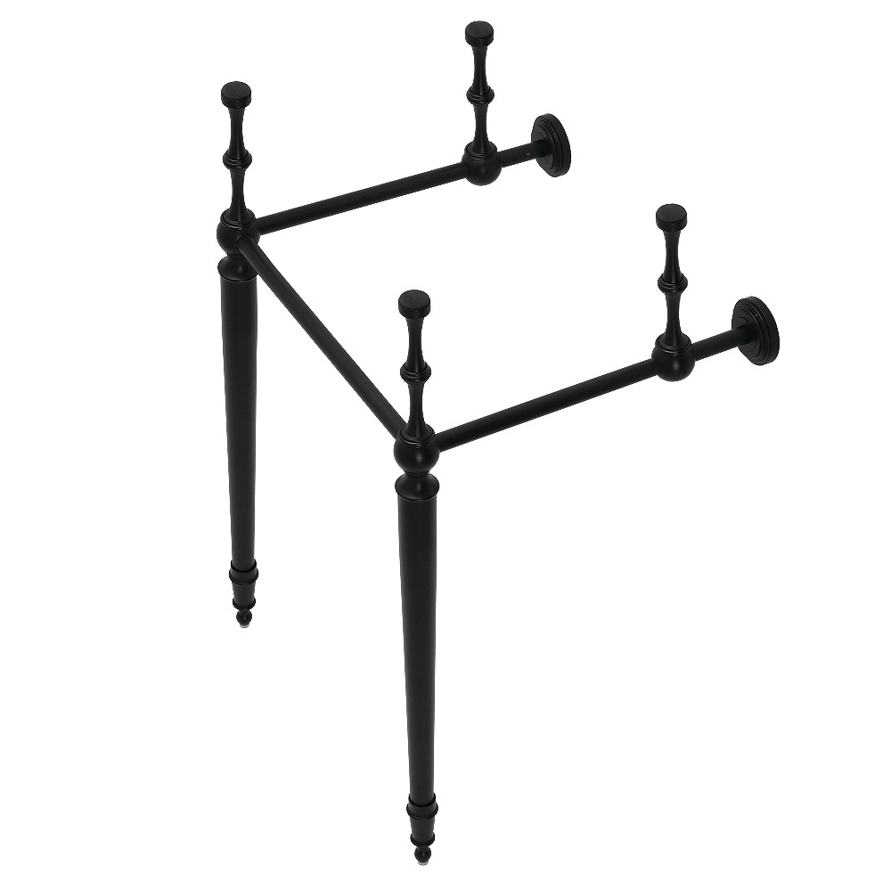 VPB30160 Edwardian Brass Console Sink Legs, Matte Black