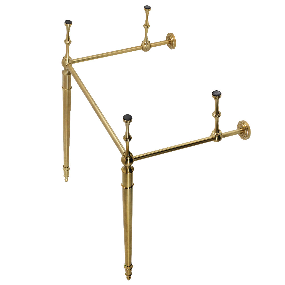 Picture of Kingston Brass VPB33227 Edwardian Brass Console Sink Legs, Brushed Brass