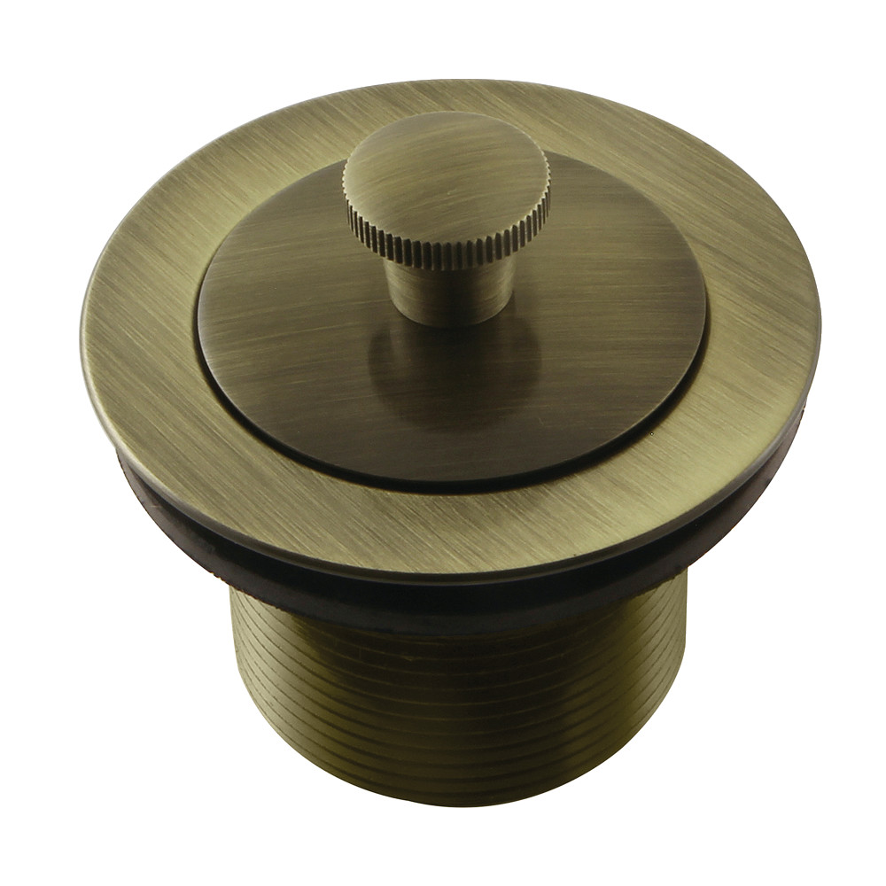 Picture of Kingston Brass DLL213 Trimscape Brass Lift & Turn Tub Drain, Antique Brass