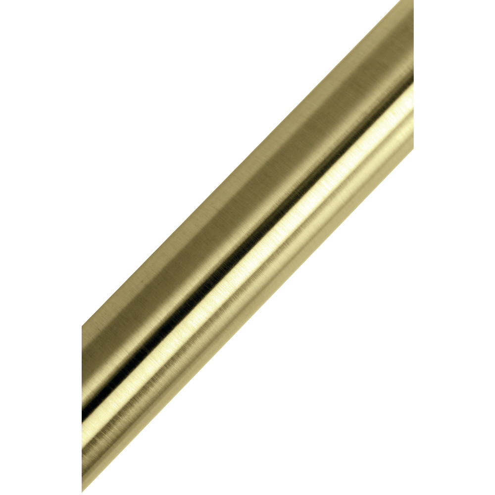 SR607 60-72 in. Edenscape Adjustable Stainless Steel Tension Shower Curtain Rod, Brushed Brass