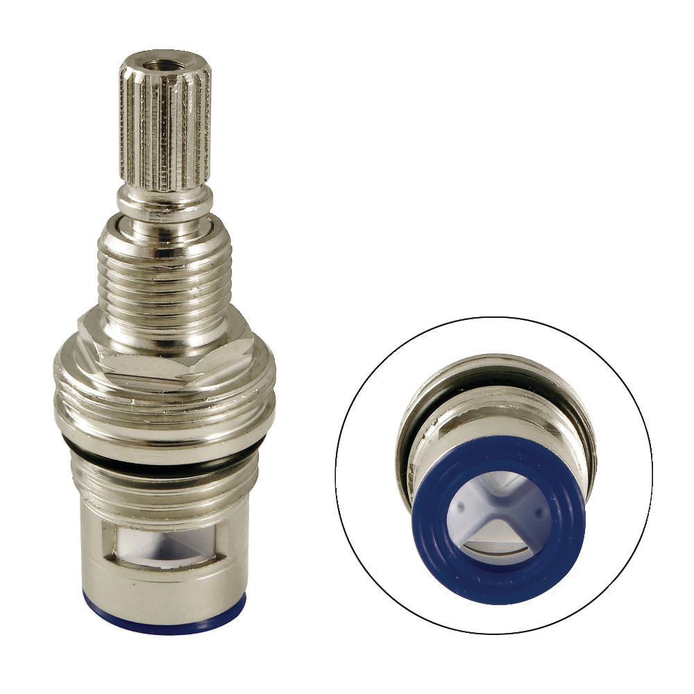 0.37 in. x 16 Pint Cold Side Ceramic Disc Cartridge, Polished Chrome