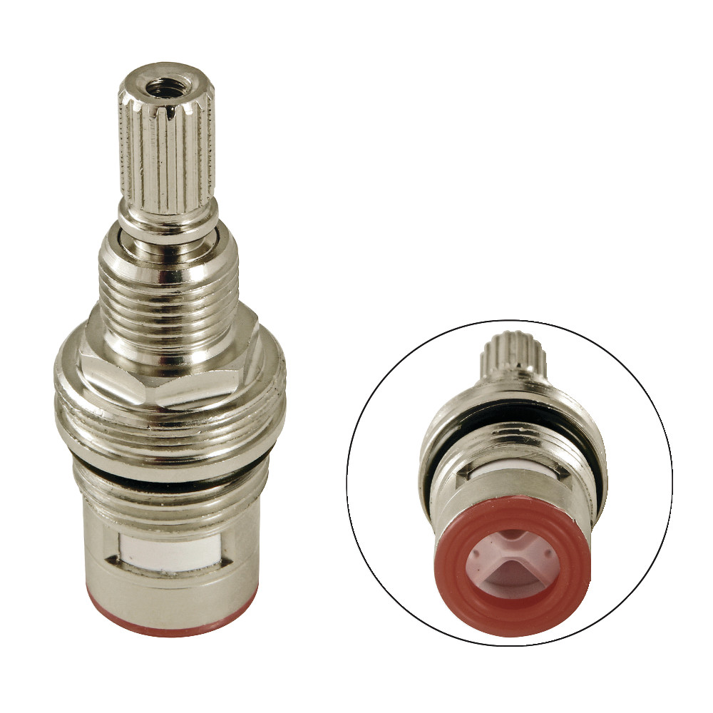 0.37 in. x 16 Pint Hot Side Ceramic Disc Cartridge, Polished Chrome