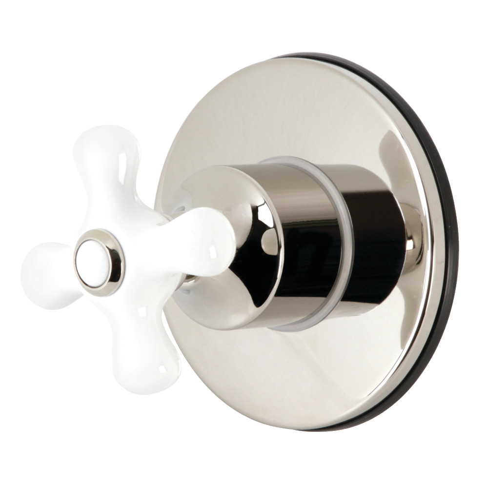 KS3036PX Single-Handle Three-Way Diverter Valve with Trim Kit, Polished Nickel