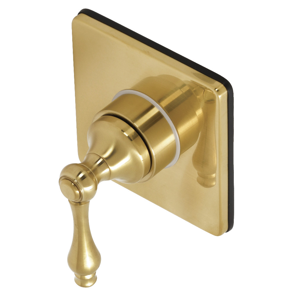 KS3047AL Single-Handle Three-Way Diverter Valve with Trim Kit, Brushed Brass