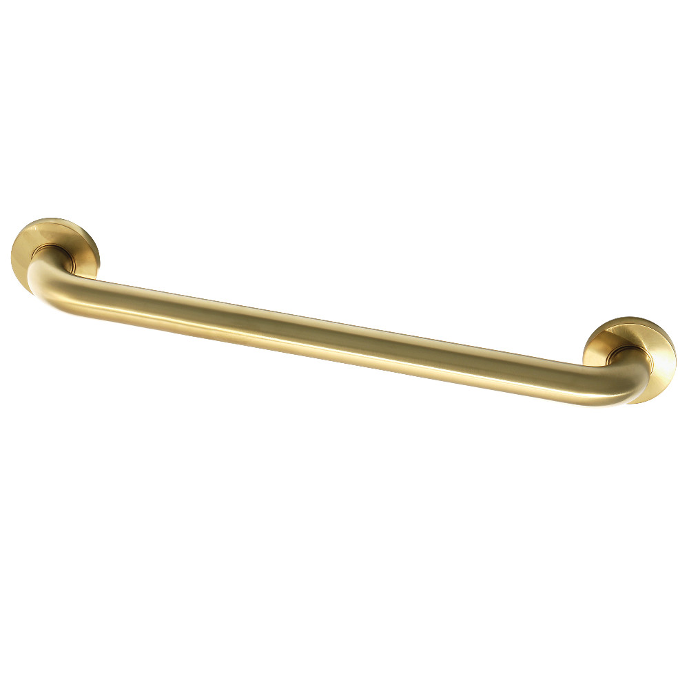 DR514187 18 in. Meridian Decorative ADA Grab Bar, Brushed Brass
