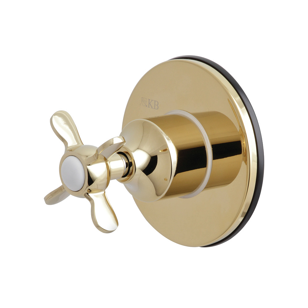KS3032BEX Single-Handle Three-Way Diverter Valve with Trim Kit, Polished Brass