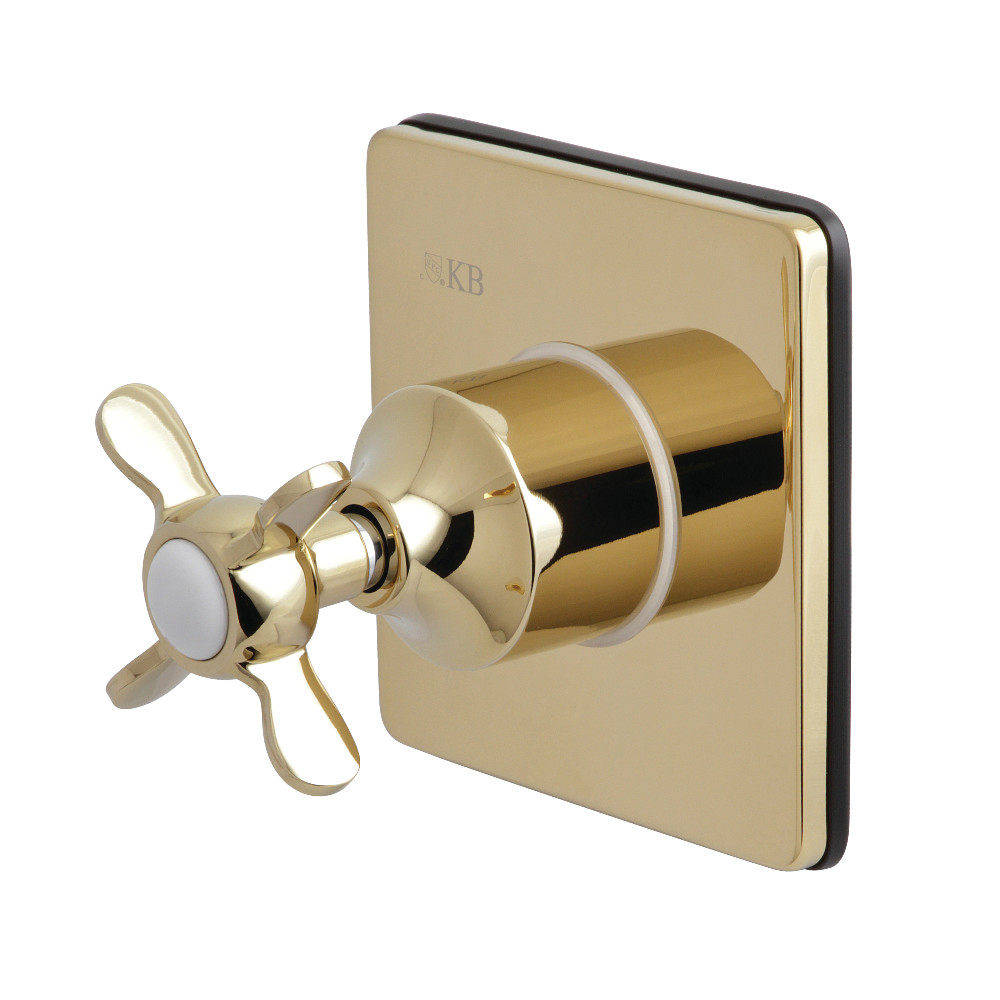 KS3042BEX Single-Handle Three-Way Diverter Valve with Trim Kit, Polished Brass