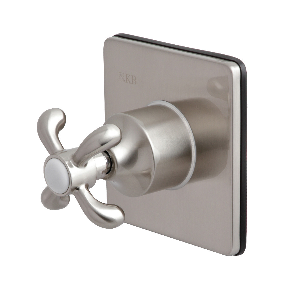KS3048TX Single-Handle Three-Way Diverter Valve with Trim Kit, Brushed Nickel
