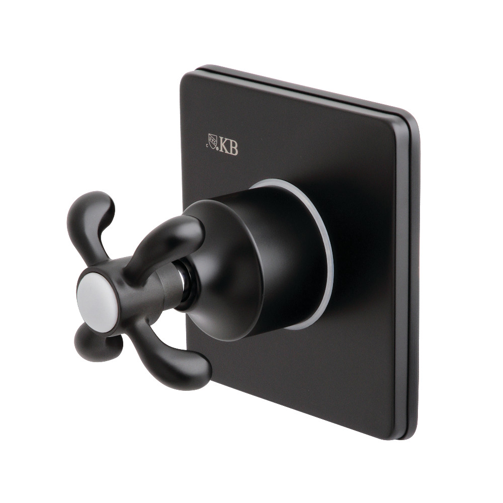 KS3040TX Single-Handle Three-Way Diverter Valve with Trim Kit, Matte Black