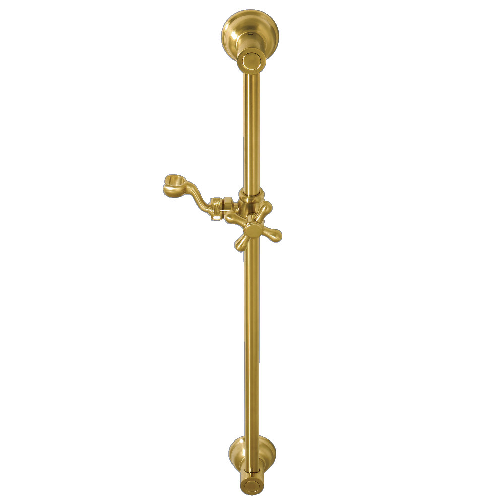 24 in. Made to Match Shower Slide Bar, Brushed Brass