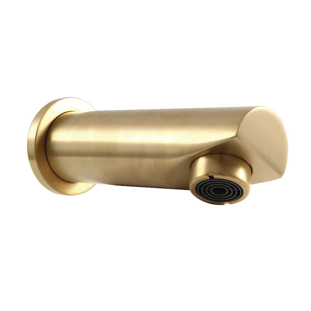Concord Tub Faucet Spout with Flange, Brushed Brass