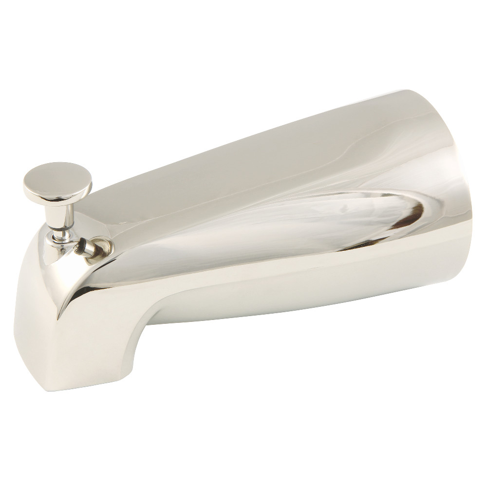 Picture of Kingston Brass K188A6 5.25 in. Zinc Traditional Tub Spout with Diverter, Polished Nickel