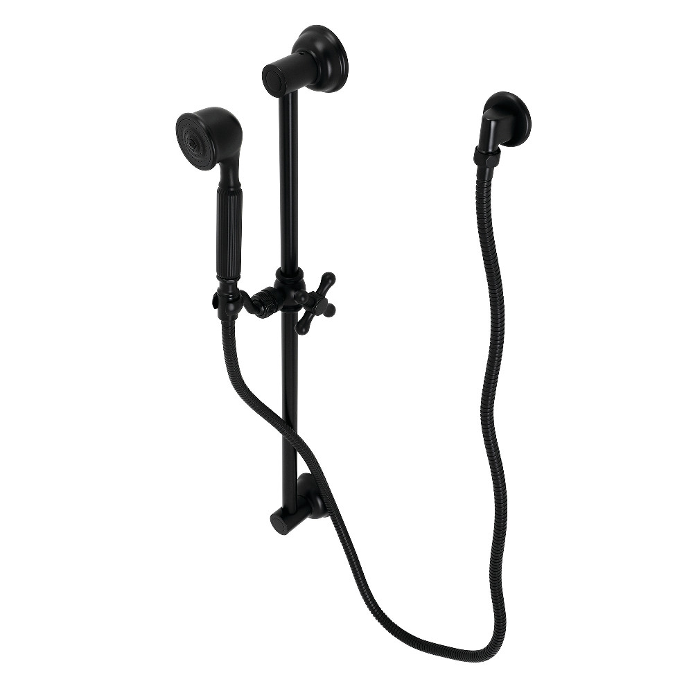 Made to Match Traditional Hand Shower Combo with Slide Bar, Matte Black