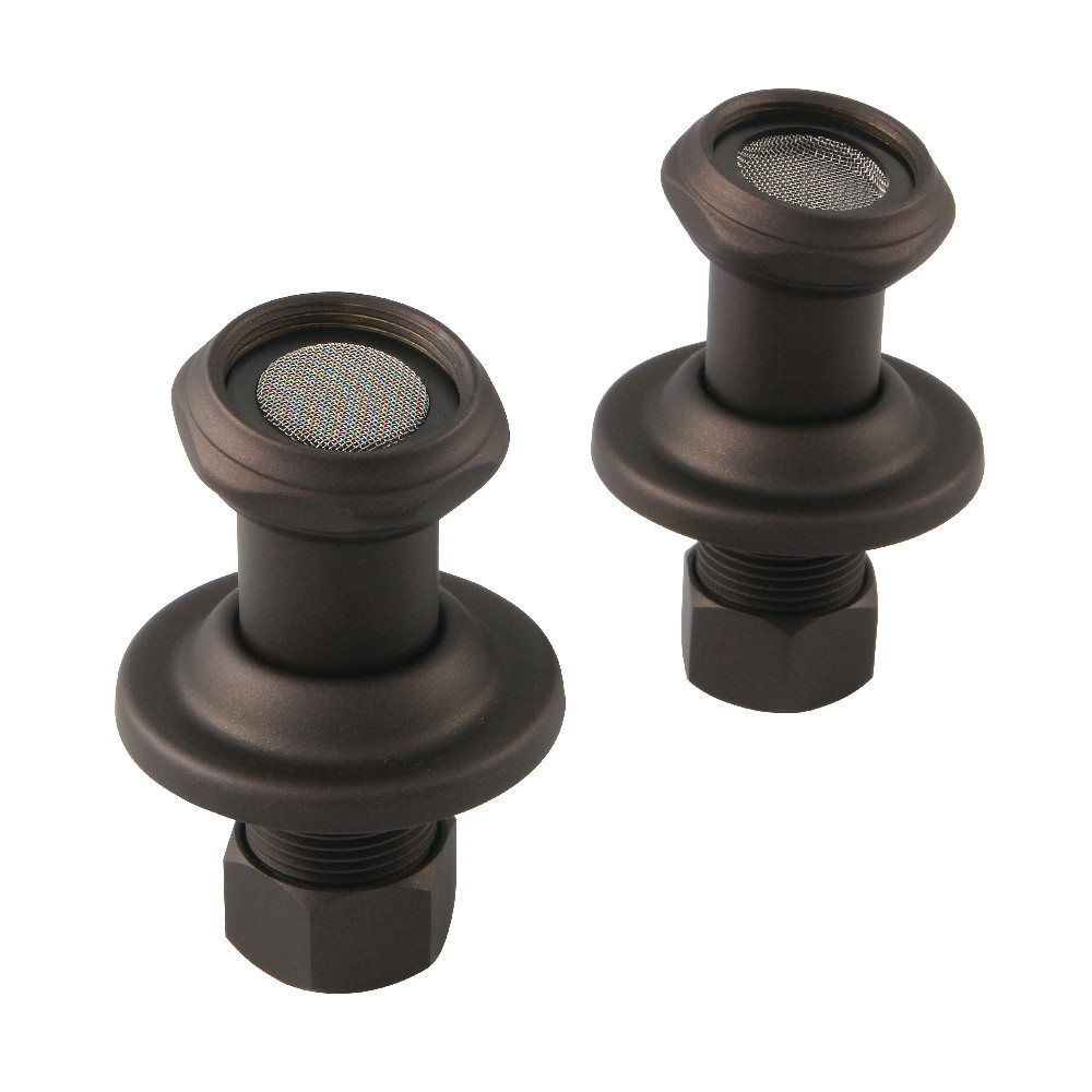 Vintage Tub Mount Couplers, Oil Rubbed Bronze