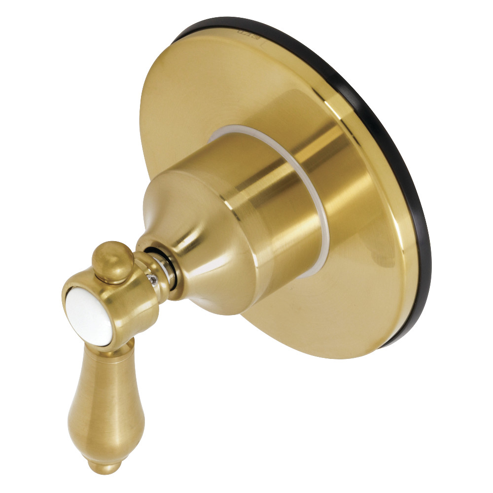 KS3037BAL Single-Handle Three-Way Diverter Valve with Trim Kit, Brushed Brass