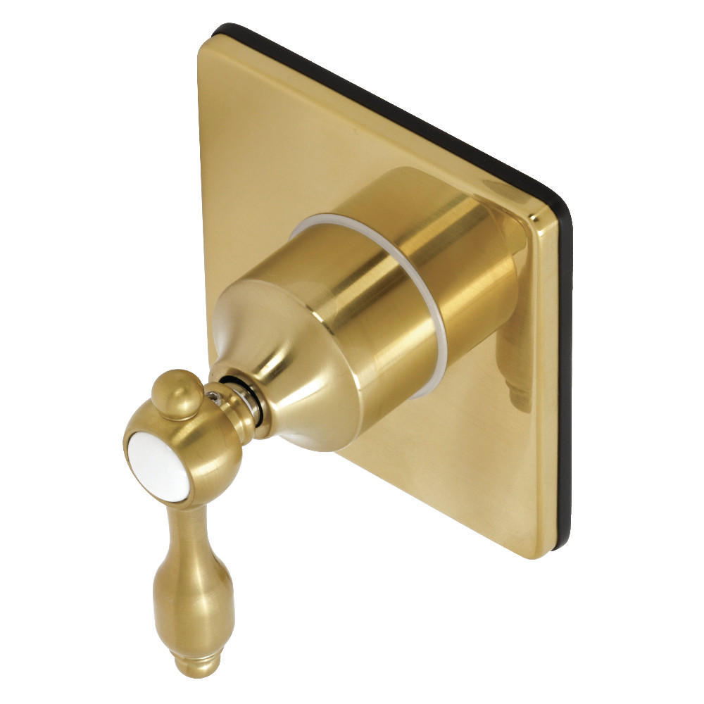 KS3047TAL Single-Handle Three-Way Diverter Valve with Trim Kit, Brushed Brass