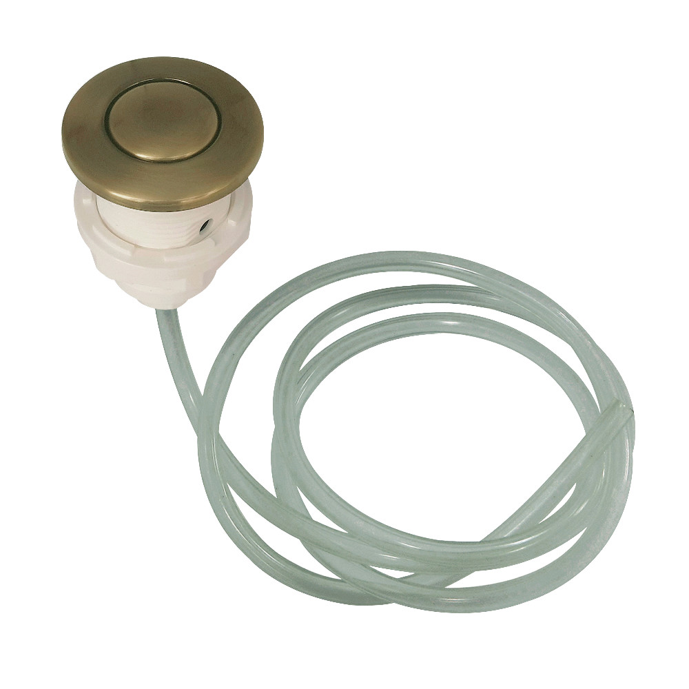 Picture of Kingston Brass KA31AB Gourmetier Disposal Air Switch Button, Antique Brass