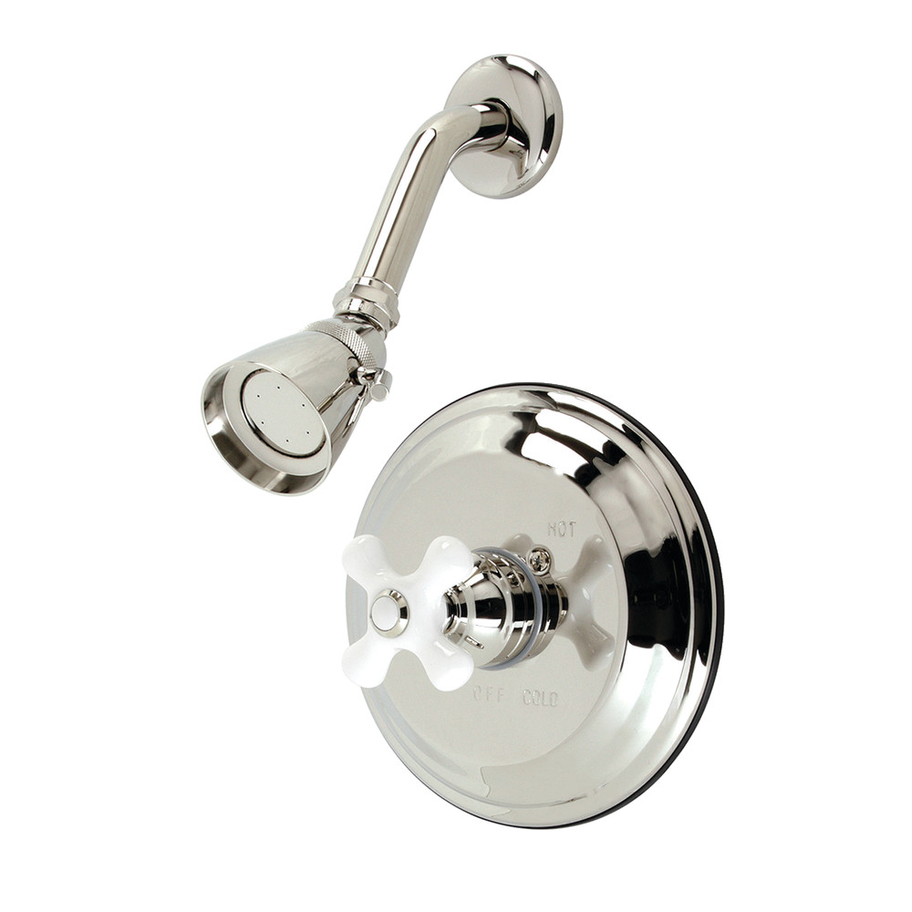Restoration Pressure Balanced Shower Faucet, Polished Nickel