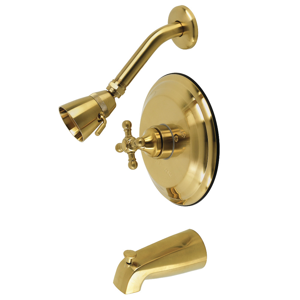Picture of Kingston Brass KB2637BX Metropolitan Tub & Shower Faucet&#44; Brushed Brass