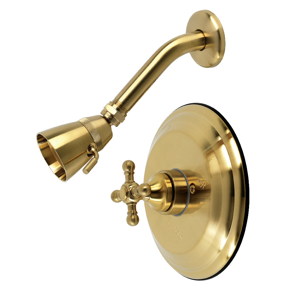Picture of Kingston Brass KB2637BXSO Metropolitan Pressure Balanced Shower Faucet, Brushed Brass